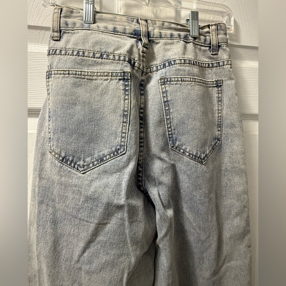 SHEIN Light Blue Wash Wide-Leg Jeans - Size XS - Picture 4 of 9